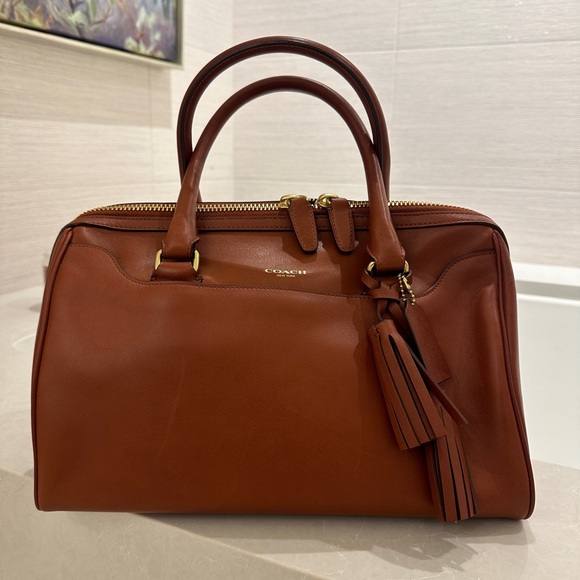 Coach Brown Leather Legacy Haley Satchel - Picture 5 of 6